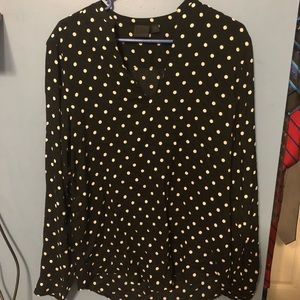 ASOS V neck long sleeve tee